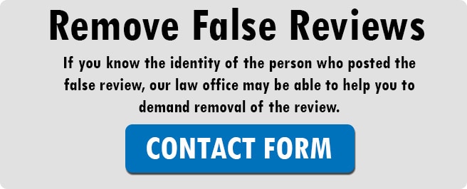Remove False Yelp Review
